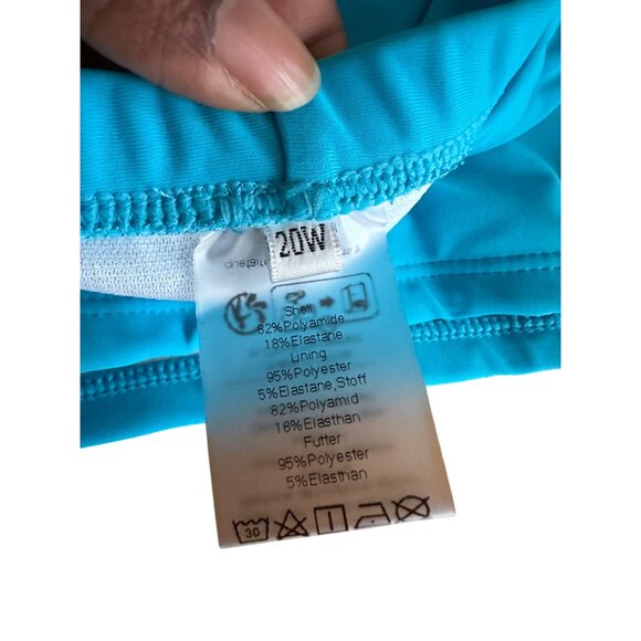 Hanna Nikole 2pc Tankini Swimsuit Set Boyshorts Size 20W Plus SIzeTummy Control - Picture 5 of 12